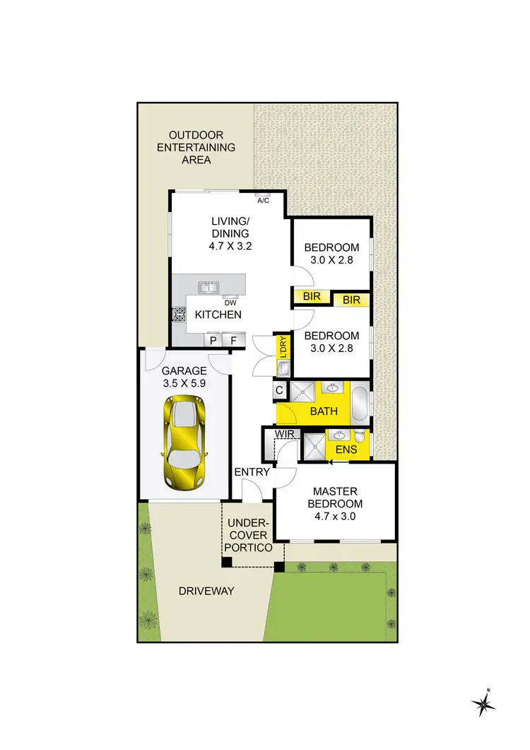 Floorplan of Homely house listing, 23 Voyage Circuit, Corio VIC 3214