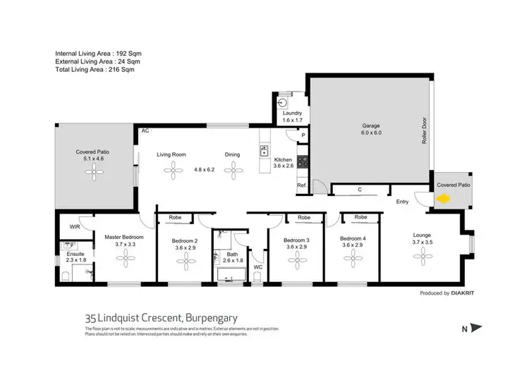Floorplan of Homely house listing, 35 Lindquist Crescent, Burpengary East QLD 4505