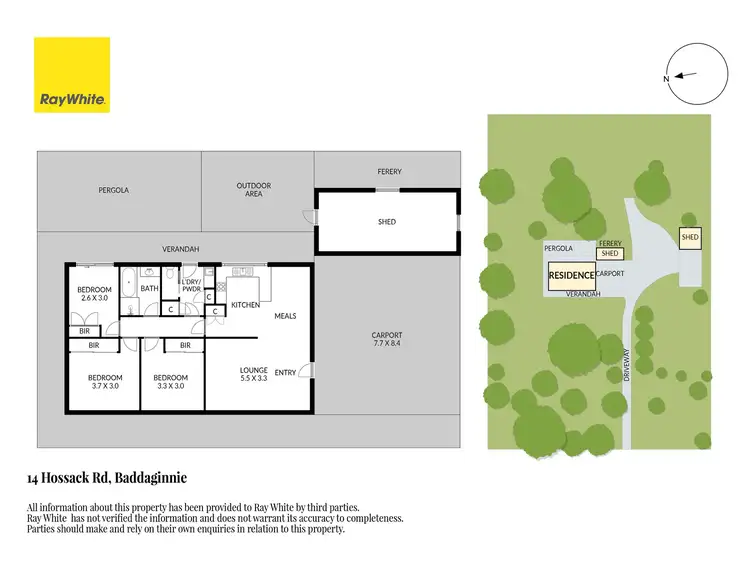 Floorplan of Homely house listing, 14 Hossack Road, Baddaginnie VIC 3670