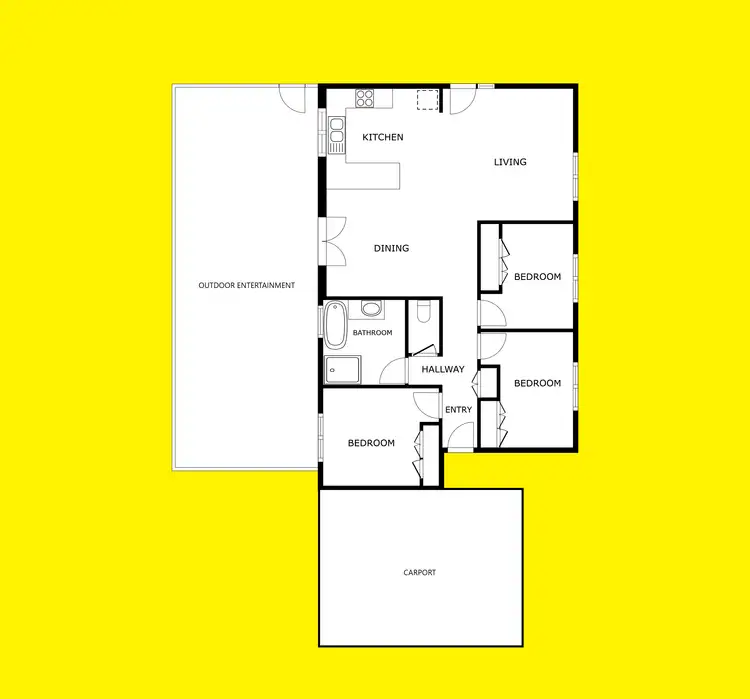 Floorplan of Homely house listing, 14 Nancy Court, Mildura VIC 3500
