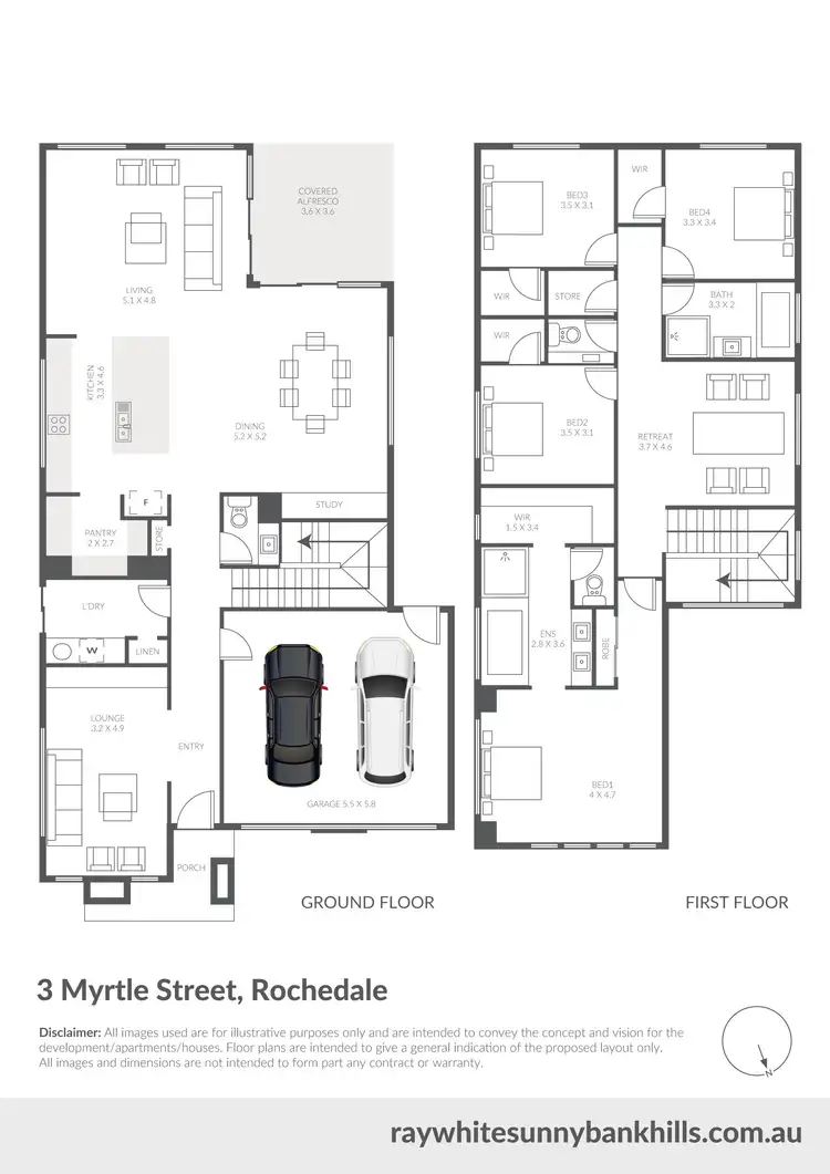 Floorplan of Homely house listing, 3 Myrtle Street, Rochedale QLD 4123
