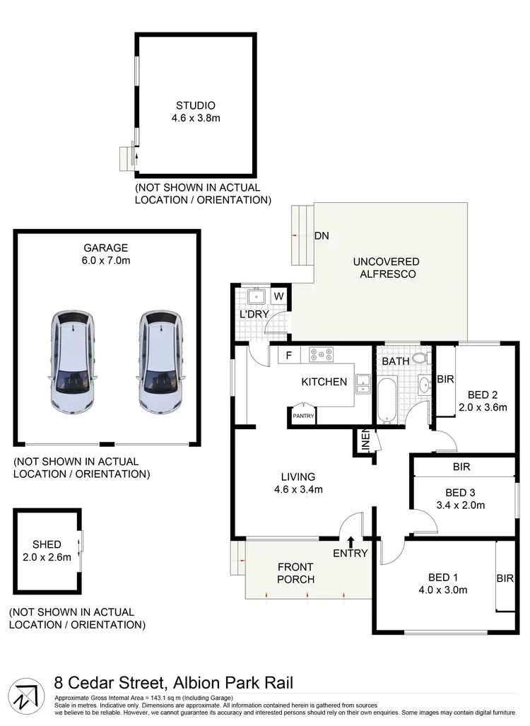 Floorplan of Homely house listing, 8 Cedar Street, Albion Park Rail NSW 2527