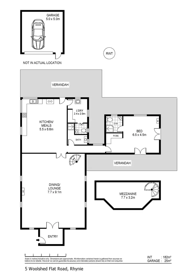 Floorplan of Homely house listing, 5 Woolshed Flat Road, Rhynie SA 5412