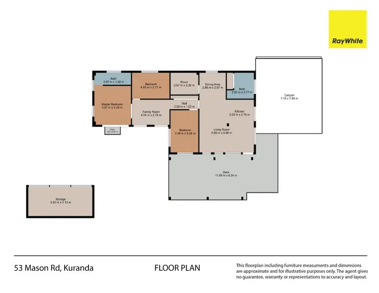 Floorplan of Homely house listing, 53 Masons Road, Kuranda QLD 4881
