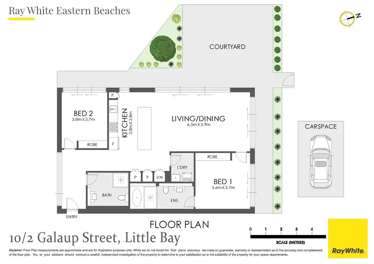 Floorplan of Homely apartment listing, 10/2 Galaup Street, Little Bay NSW 2036