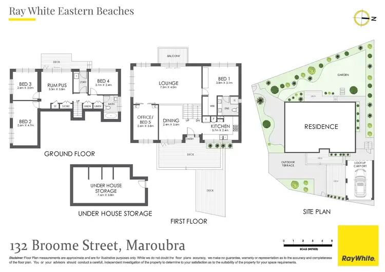 Floorplan of Homely house listing, 132 Broome Street, Maroubra NSW 2035