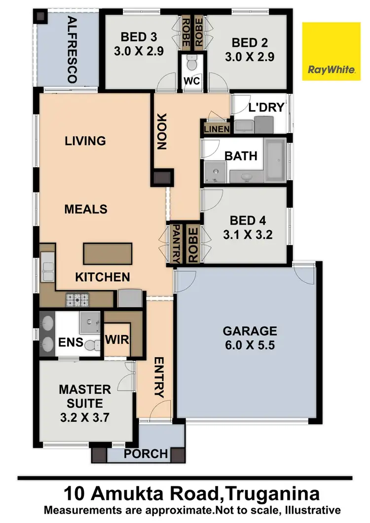 Floorplan of Homely house listing, 10 Amukta Road, Truganina VIC 3029