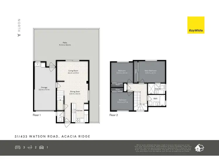 Floorplan of Homely townhouse listing, 51/433 Watson Road, Acacia Ridge QLD 4110
