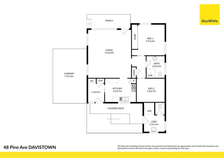 Floorplan of Homely house listing, 48 Pine Avenue, Davistown NSW 2251