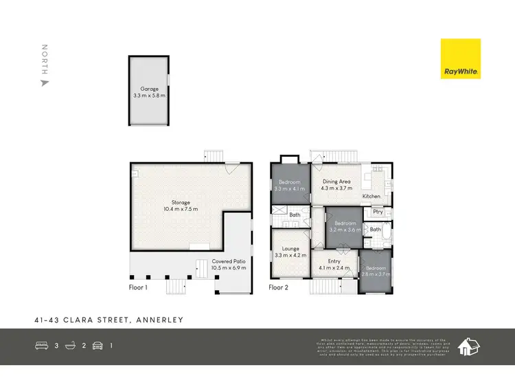 Floorplan of Homely house listing, 43 Clara Street, Annerley QLD 4103