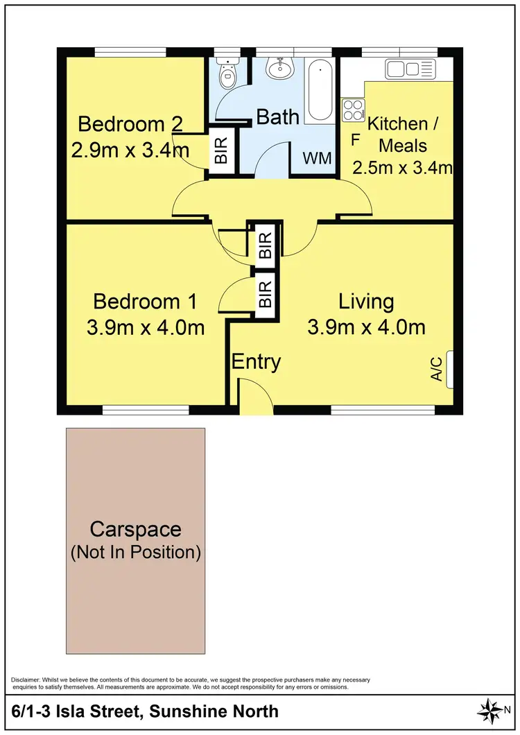 Floorplan of Homely house listing, 6 & 8/1-3 Isla Street, Sunshine North VIC 3020