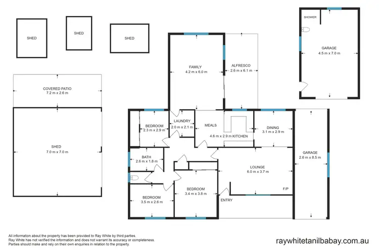 Floorplan of Homely house listing, 92 Tilligerry Track, Tanilba Bay NSW 2319
