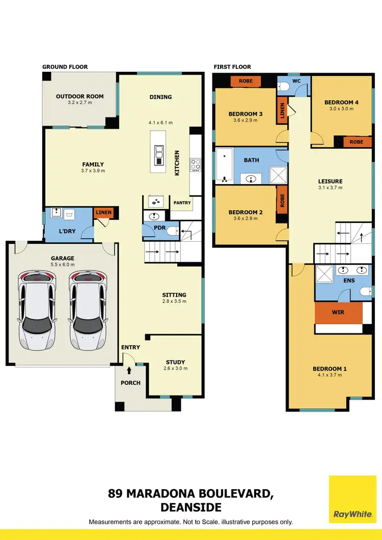 Floorplan of Homely house listing, 89 Maradona Boulevard, Deanside VIC 3336