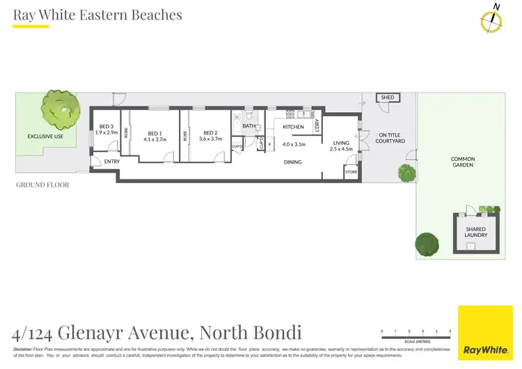 Floorplan of Homely apartment listing, 4/124 Glenayr Avenue, Bondi Beach NSW 2026