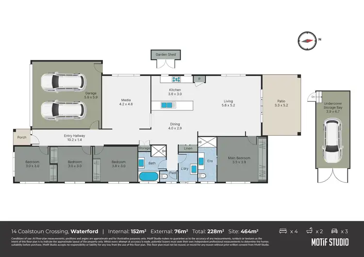 Floorplan of Homely house listing, 14 Coalstoun Crossing, Waterford QLD 4133