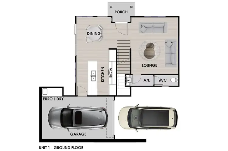 Floorplan of Homely townhouse listing, 1/86 Vines Road, Hamlyn Heights VIC 3215