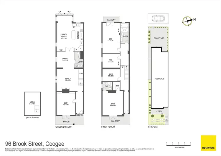 Floorplan of Homely house listing, 96 Brook Street, Coogee NSW 2034