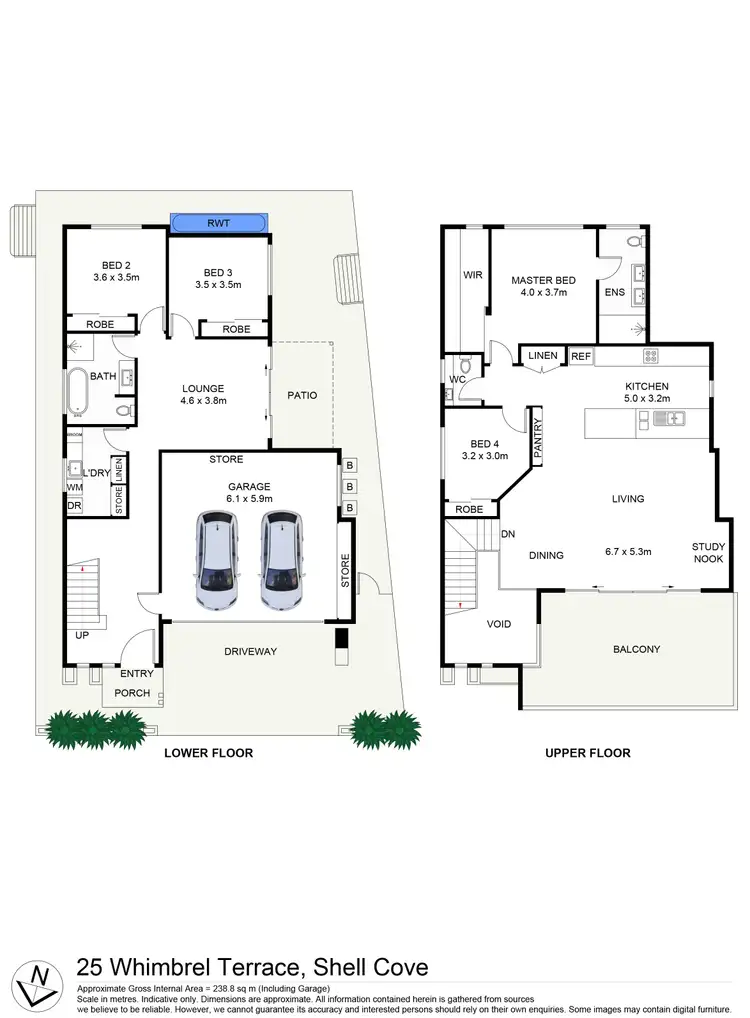 Floorplan of Homely house listing, 25 Whimbrel Terrace, Shell Cove NSW 2529