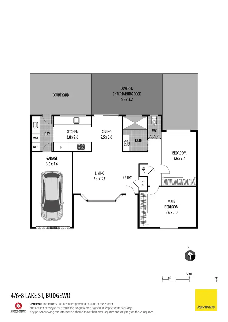 Floorplan of Homely house listing, 4/6-8 Lake Street, Budgewoi NSW 2262