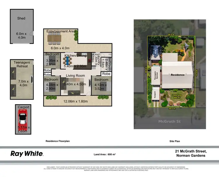 Floorplan of Homely house listing, 21 Mcgrath Street, Norman Gardens QLD 4701