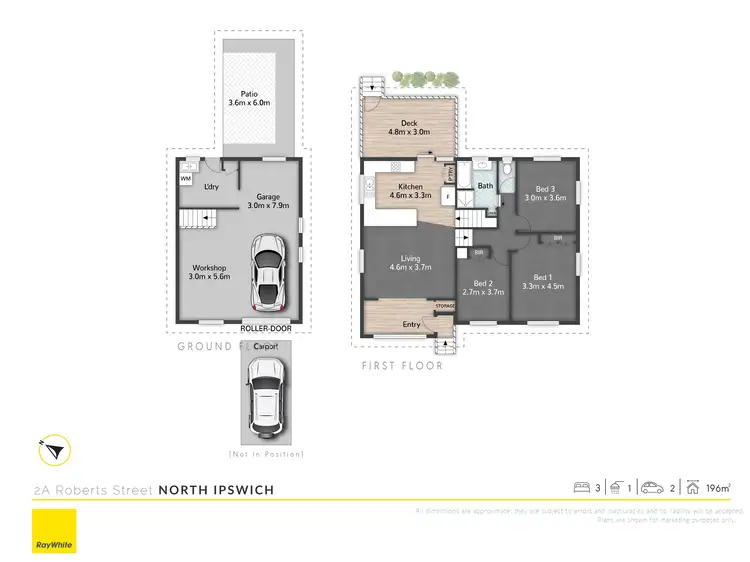Floorplan of Homely house listing, 2A Roberts Street, North Ipswich QLD 4305