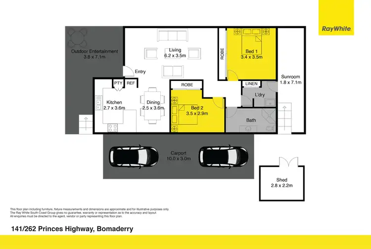 Floorplan of Homely house listing, 141/262 Princes Highway, Bomaderry NSW 2541