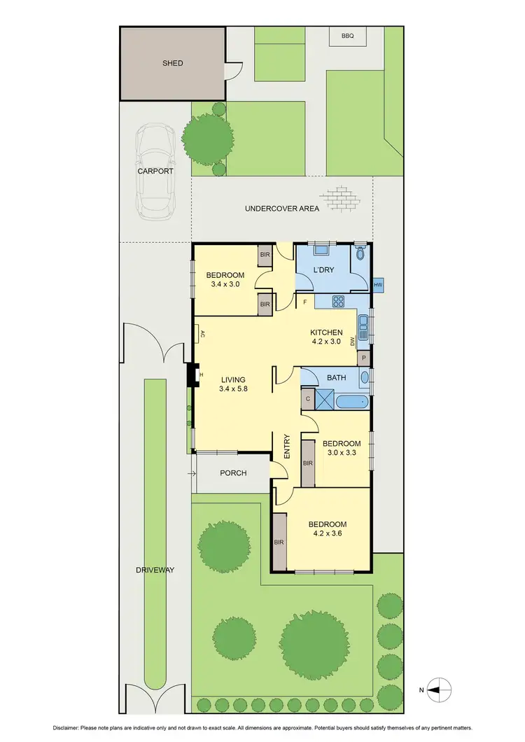 Floorplan of Homely house listing, 40 Higinbotham Street, Coburg VIC 3058