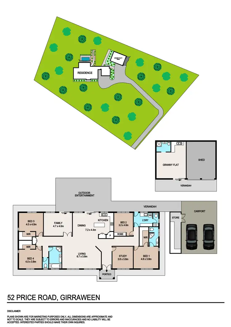 Floorplan of Homely house listing, 52 Price Road, Girraween NT 836