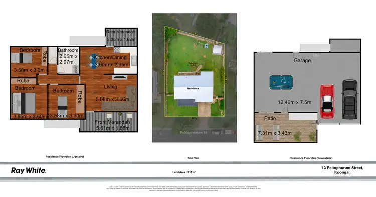 Floorplan of Homely house listing, 13 Peltophorum Street, Koongal QLD 4701