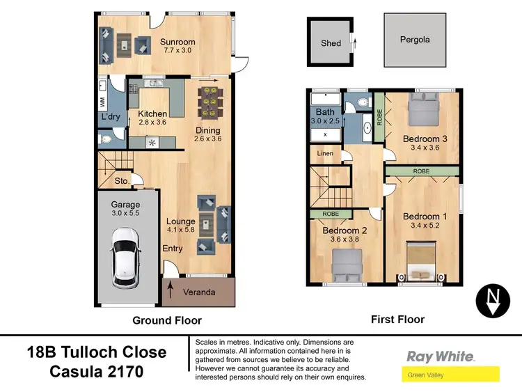 Floorplan of Homely house listing, 18B Tulloch Close, Casula NSW 2170