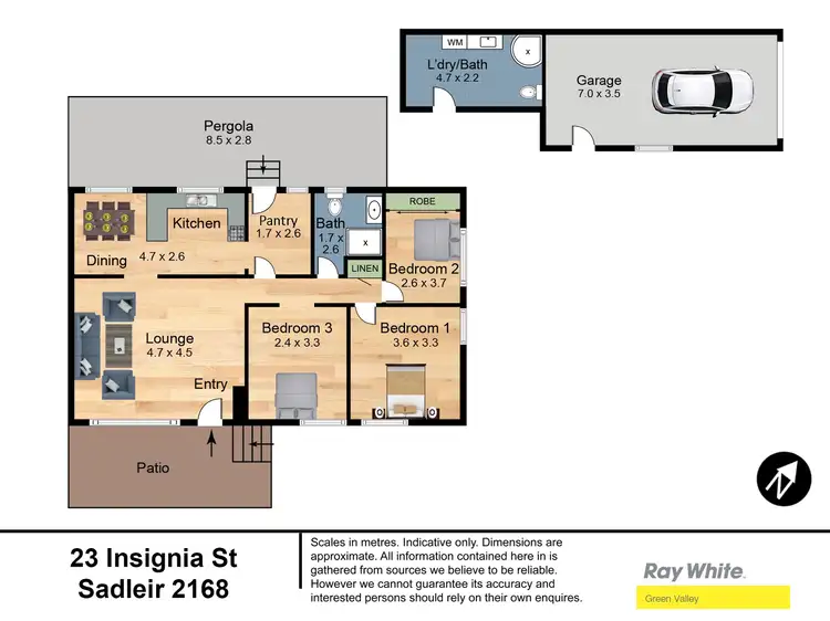 Floorplan of Homely house listing, 23 Insignia Street, Sadleir NSW 2168
