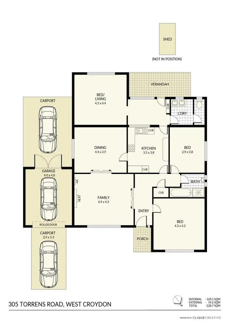 Floorplan of Homely house listing, 305 Torrens Road, West Croydon SA 5008