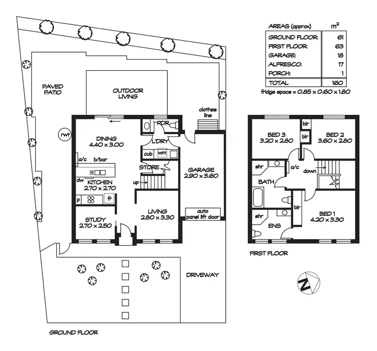Floorplan of Homely house listing, 8 Harcourt Terrace, Modbury SA 5092