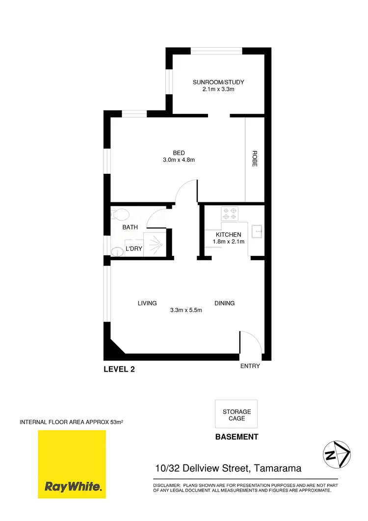 Floorplan of Homely unit listing, 10/32 Dellview Street, Tamarama NSW 2026