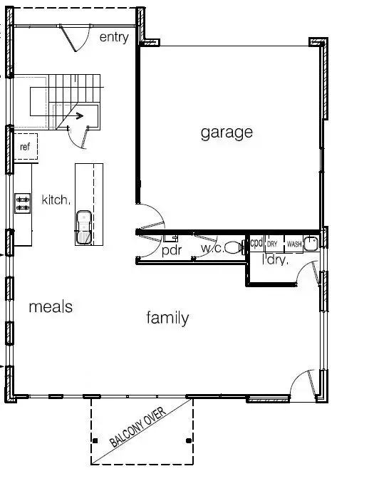 Floorplan of Homely townhouse listing, 1/40 Morena Street, Highton VIC 3216