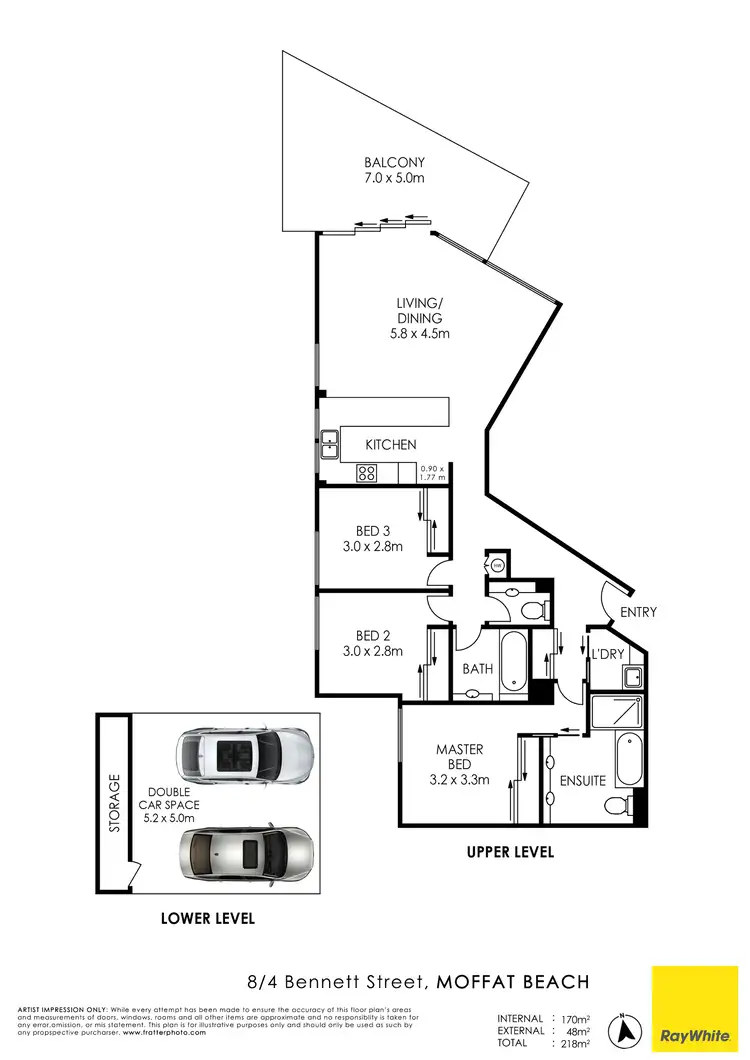 Floorplan of Homely unit listing, 8/4 Bennett Street, Moffat Beach QLD 4551
