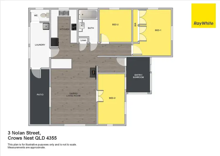 Floorplan of Homely house listing, 3 Nolan Street, Crows Nest QLD 4355
