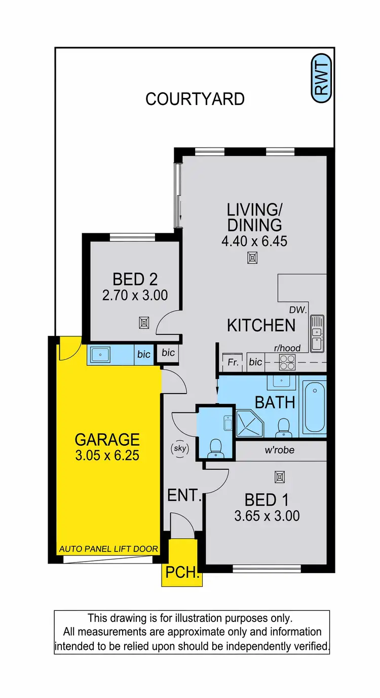 Floorplan of Homely unit listing, 7/2B Somers Street, North Brighton SA 5048