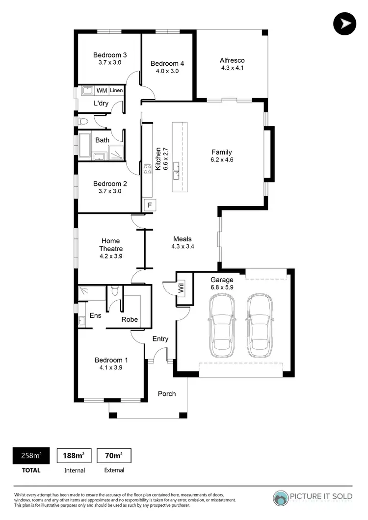 Floorplan of Homely house listing, 18 Flinders Street, Angle Vale SA 5117