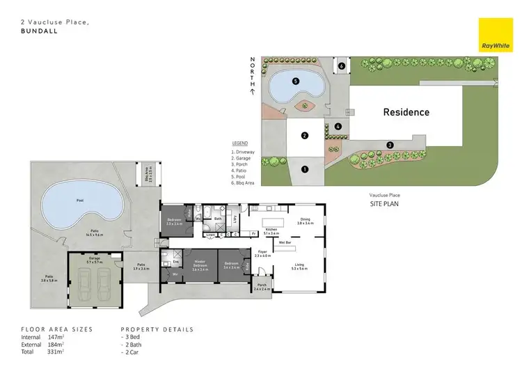 Floorplan of Homely house listing, 2 Vaucluse Place, Sorrento QLD 4217