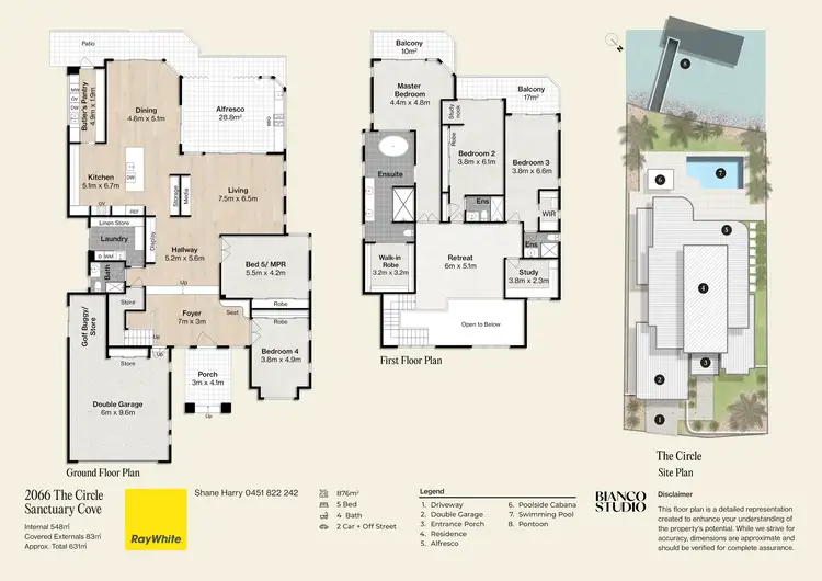 Floorplan of Homely house listing, 2066 The Circle, Sanctuary Cove QLD 4212