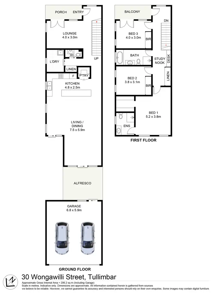 Floorplan of Homely house listing, 30 Wongawilli Street, Tullimbar NSW 2527