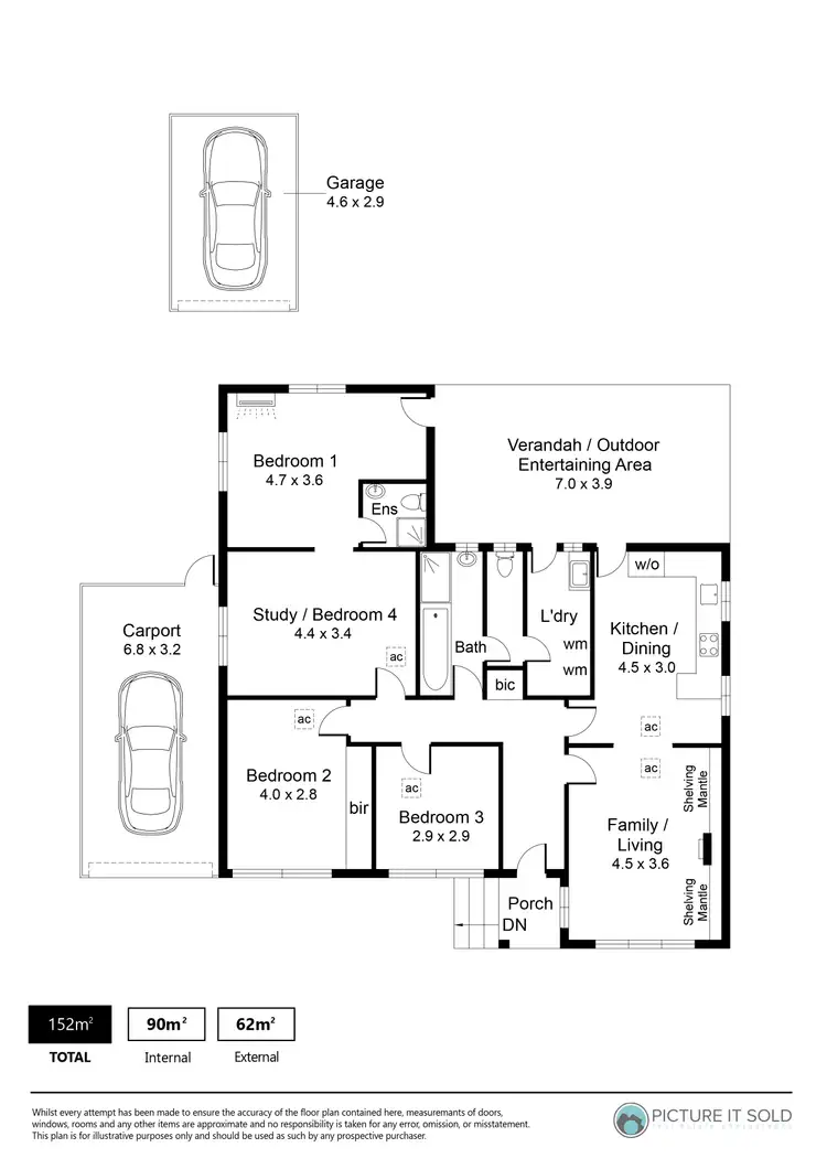 Floorplan of Homely house listing, 21 Stevens Drive, Ridgehaven SA 5097