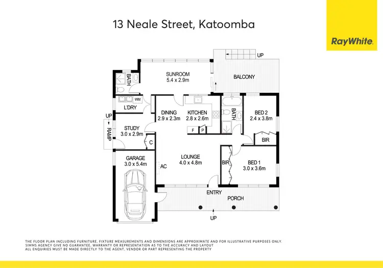 Floorplan of Homely house listing, 13 Neale Street, Katoomba NSW 2780