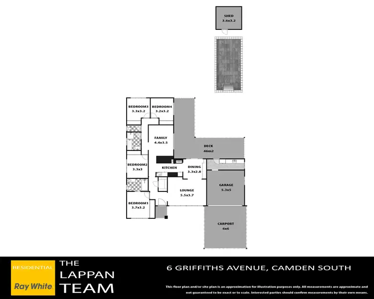 Floorplan of Homely house listing, 6 Griffiths Avenue, Camden South NSW 2570