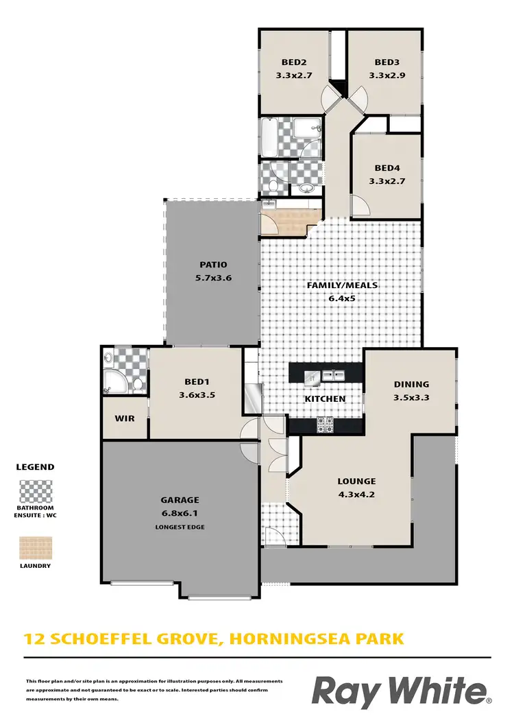 Floorplan of Homely house listing, 12 Schoeffel Grove, Horningsea Park NSW 2171