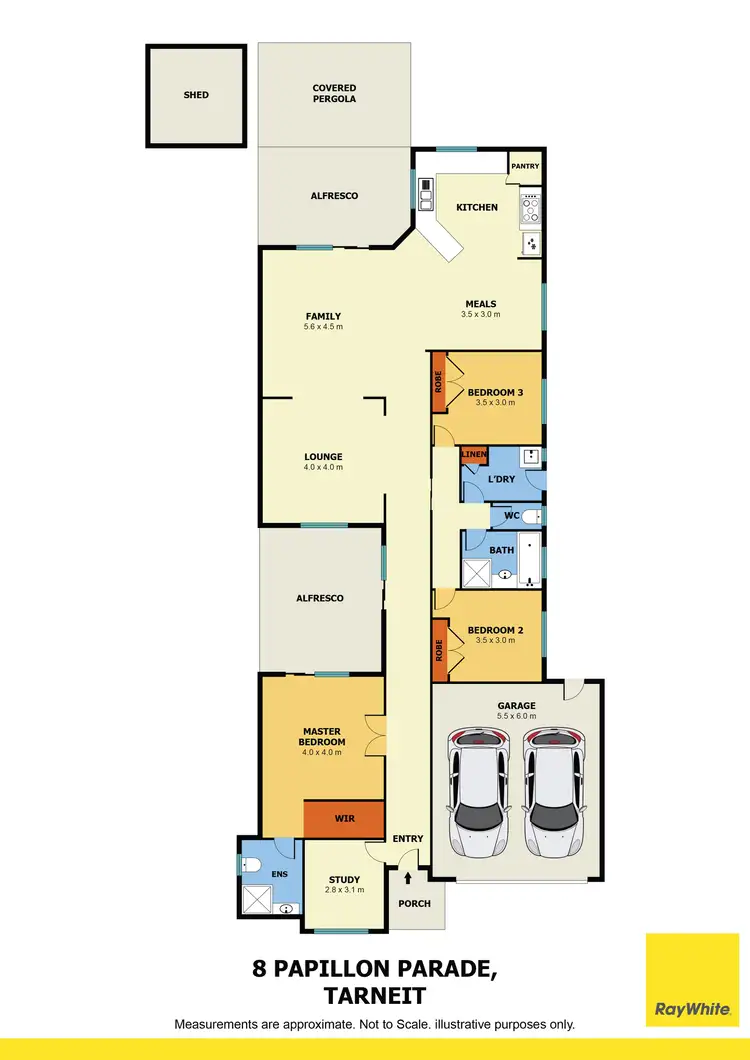 Floorplan of Homely house listing, 8 Papillon Parade, Tarneit VIC 3029