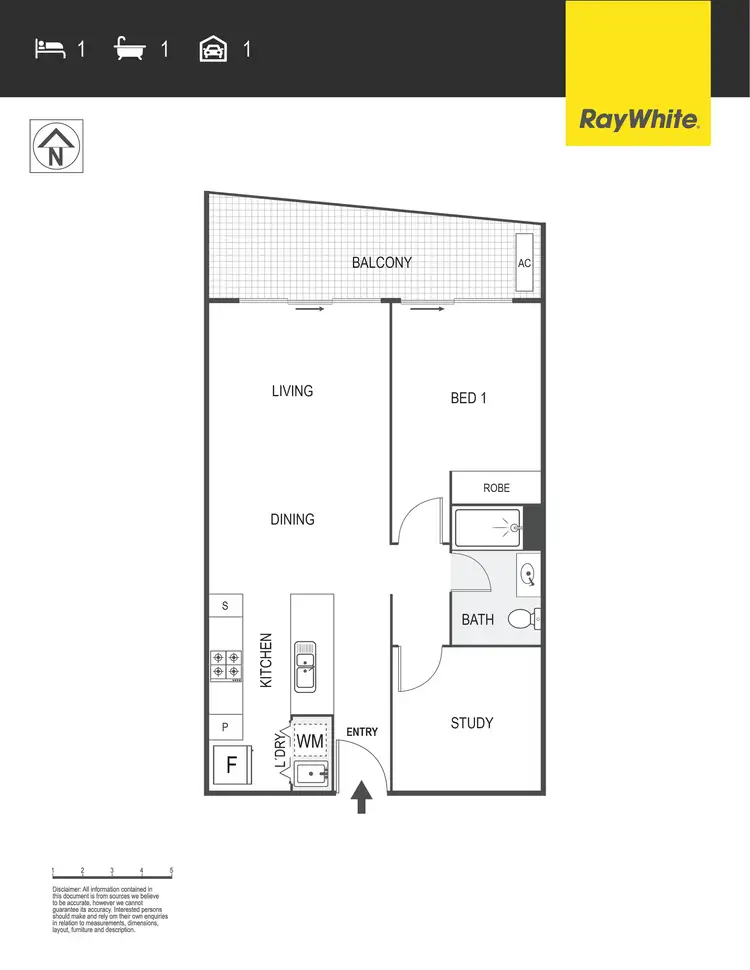 Floorplan of Homely apartment listing, 15/2 McMichael Terrace, Denman Prospect ACT 2611