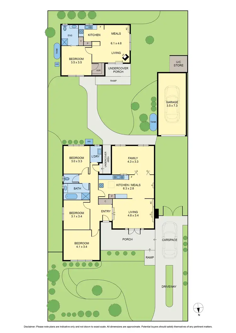 Floorplan of Homely house listing, 1 Katoomba Street, Hadfield VIC 3046
