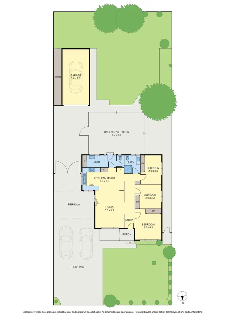 Floorplan of Homely house listing, 5 June Street, Fawkner VIC 3060